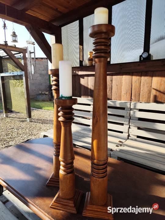 Świeczniki do kościoła kaplicy lichtarz opolskie Kluczbork