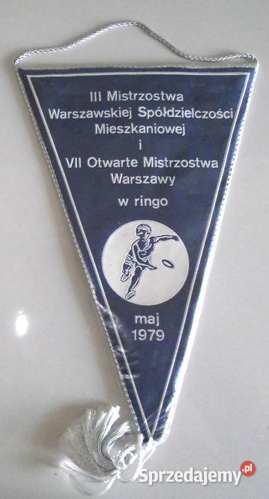 Mistrzostwa Warszawy w ringo 1979 proporczyk Pozostałe Warszawa