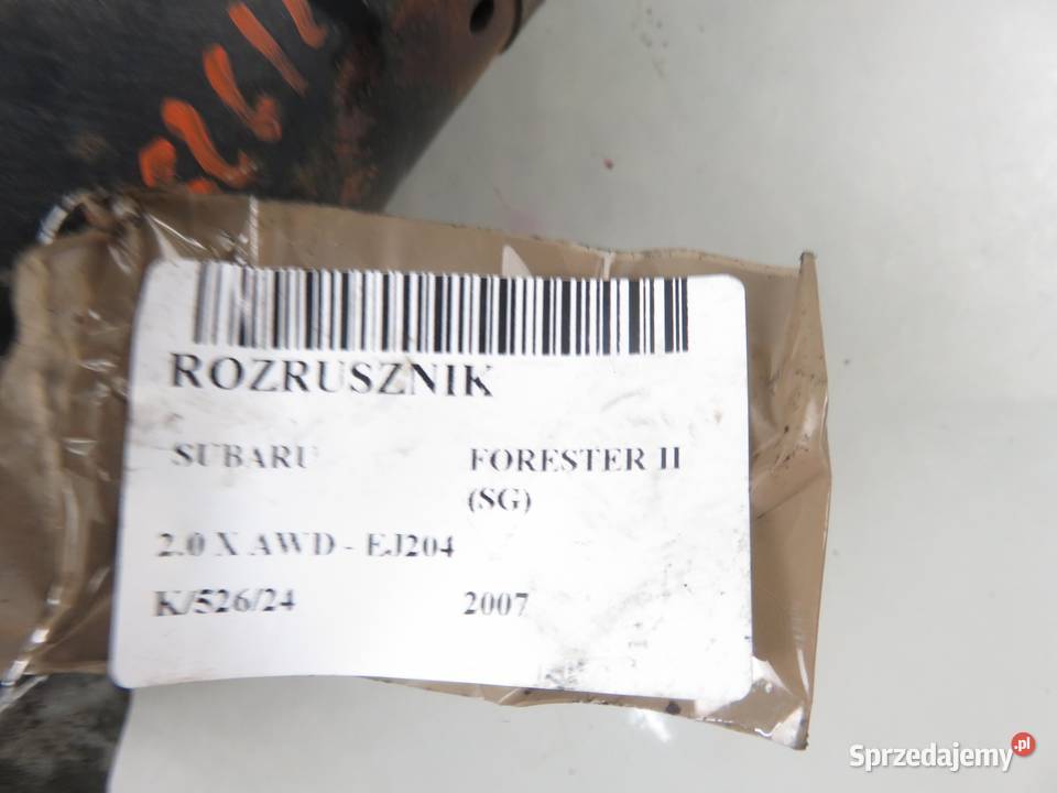 ROZRUSZNIK SUBARU FORESTER II 20 AUTOMAT