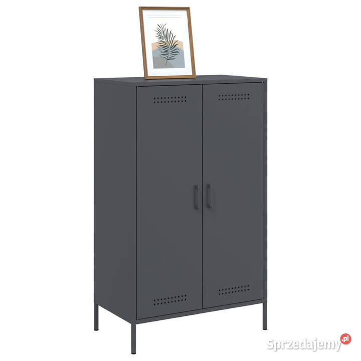 Szafka antracytowa 68x39x113 stal WM842966 Warszawa sprzedam