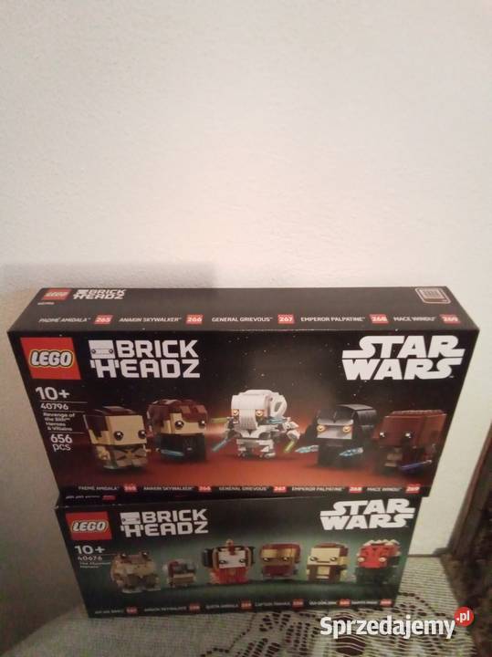 Lego brickheadz star wars 2 zestawy torba lego Warszawa