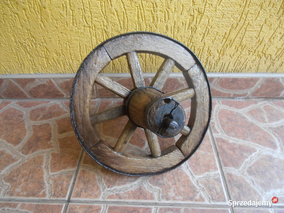 Koło drewniane dekoracja Kielce