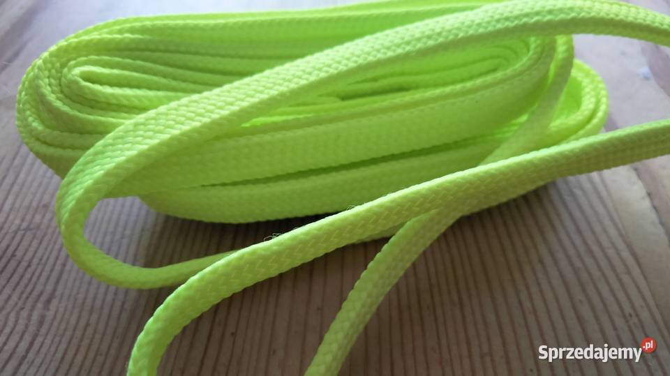 Sznurowadła płaskie długość 140 kolor jaskrawy Ostrów Wielkopolski