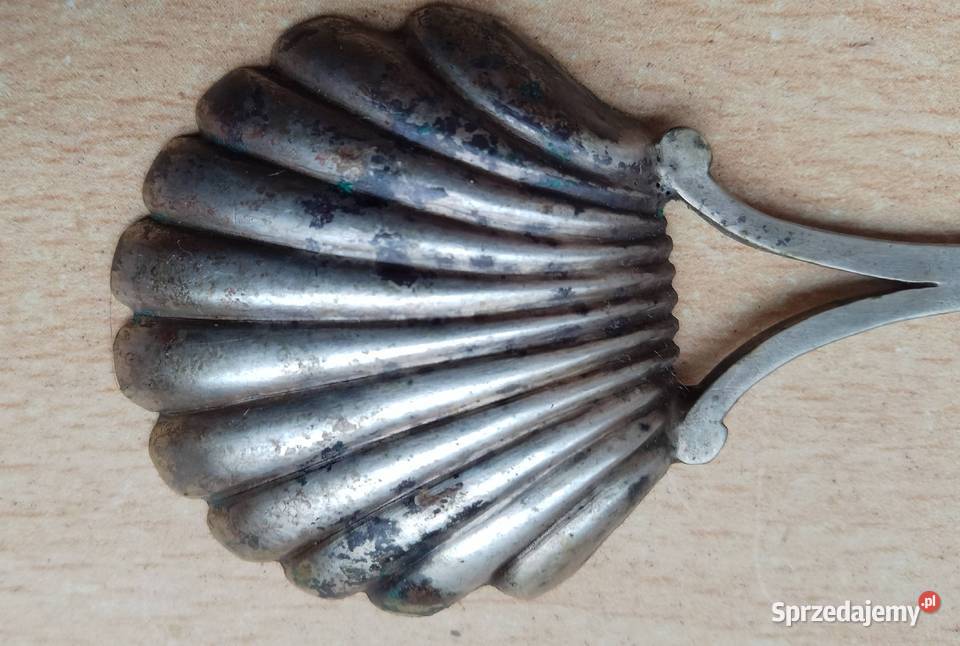 Łyżeczka do cukru srebrna sprzedam