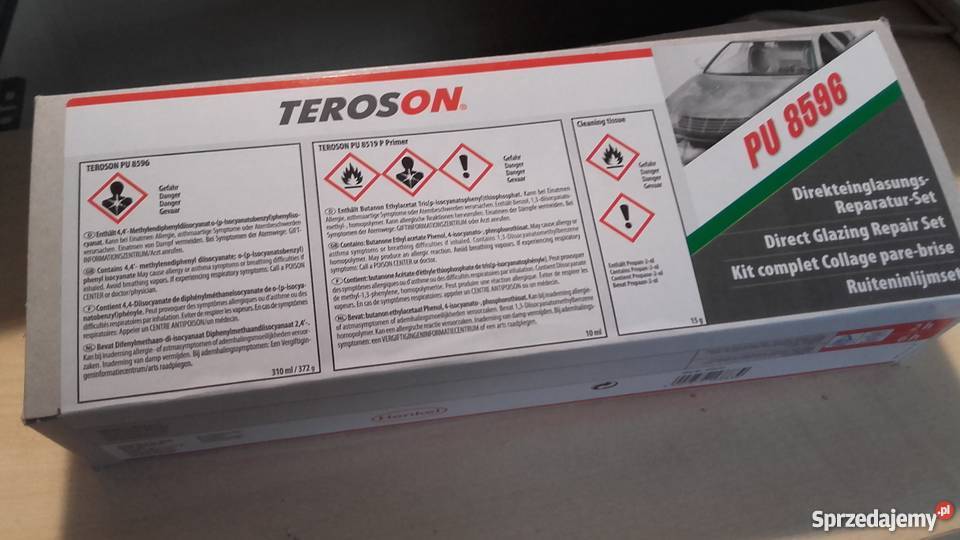 Zestaw do montażu szyb samochodowych Klej do Lubanie