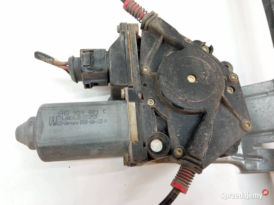 MECHANIZM SZYBY LEWY PRZÓD 6N3959801C VW osobowe Mechanizmy opuszczania szyb sprzedam