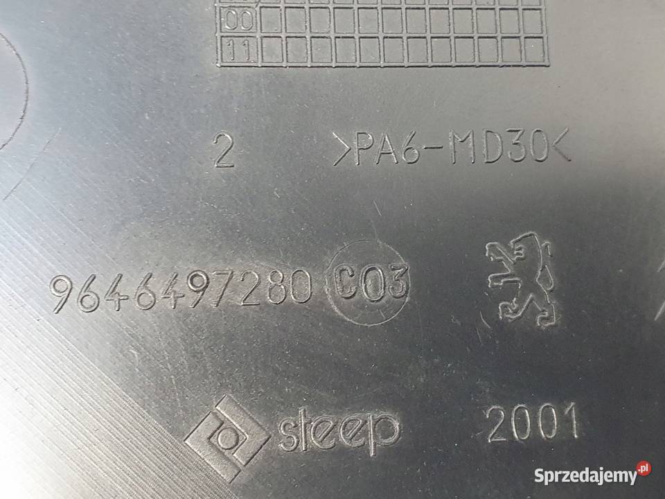 OBUDOWA ROZRZĄDU osłona Peugeot 207 14 16V Chełm