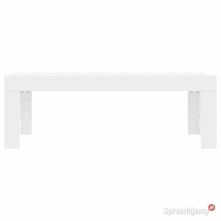 Stolik kawowy biały 102x50x36 materiał mazowieckie