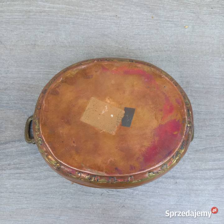 Mała miedziana osłonka na kwiaty miedziana Warszawa