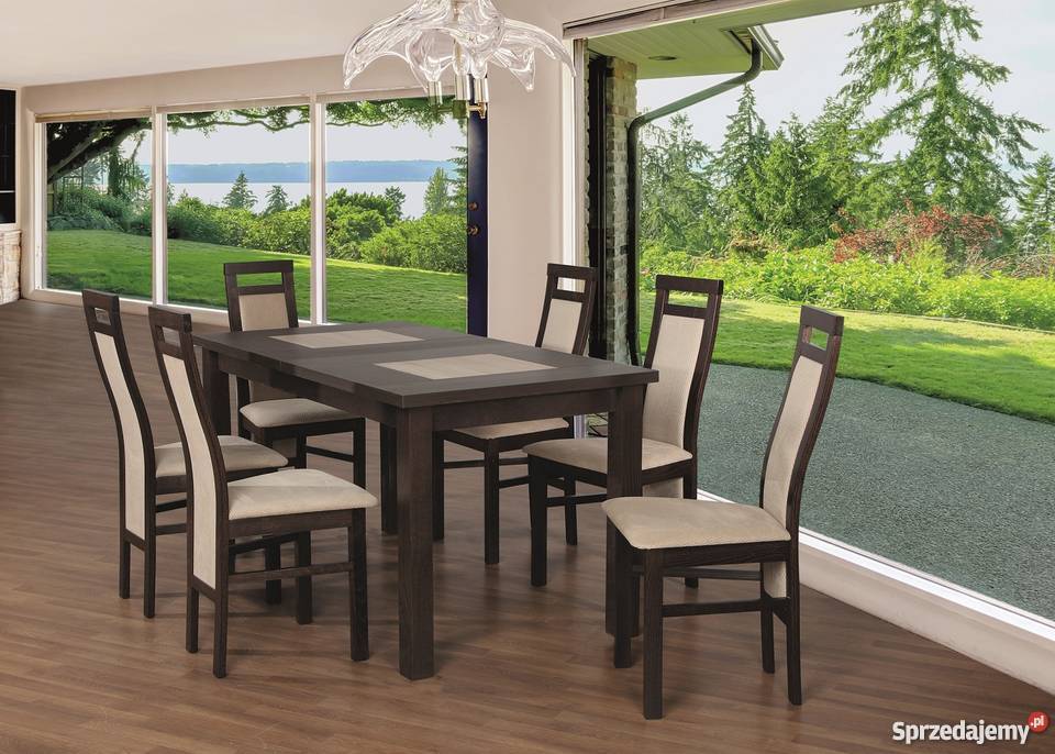 Tanio stół stoły krzesła krzesło 6 krzesełstół Kępno