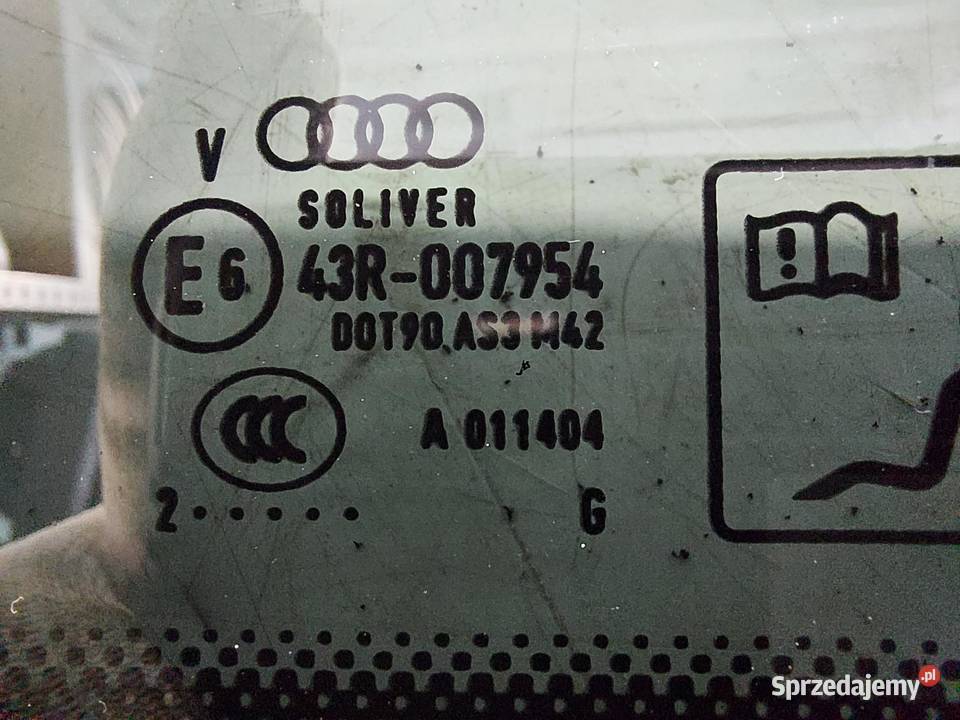 Audi Q7 II LIFT 4M0 TFSI szyba lewa tył tylna