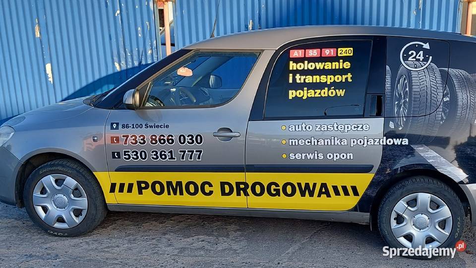 Pomoc Drogowa 24H A1 6 osób Nowe Marzy Warlubie kujawsko-pomorskie