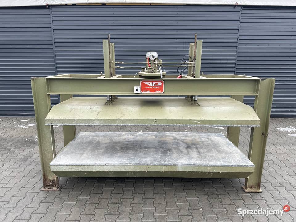 Prasa półkowa hydrauliczna BAIONI 2500x1200 mm Łabuńki Pierwsze