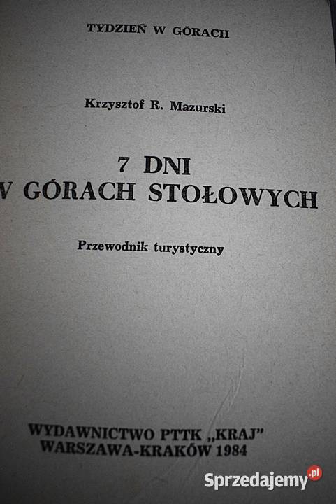 7 dni w Górach Stołowych K Mazur przewodnik Chełmno