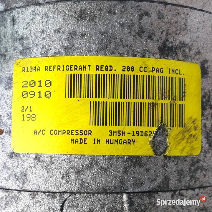 SPRĘŻARKA KLIMATYZACJI Ford C 16 TDCi 3M5H19D629 lubelskie Chełm