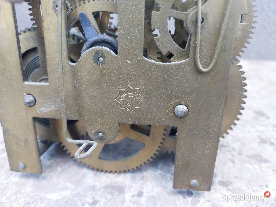 731 Mechanizm starego zegara ściennego Junghans Tczew