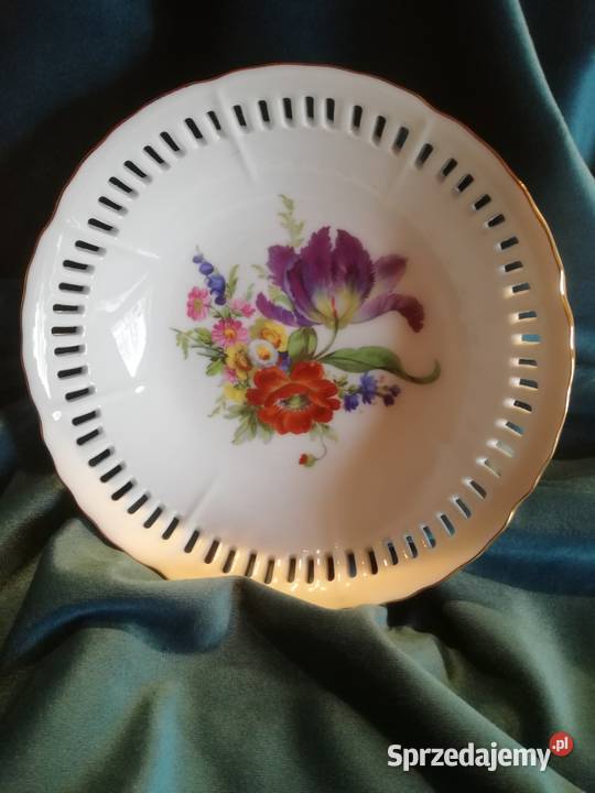 Przepiękny talerzyk miseczka porcelana Tettau Jastrzębie-Zdrój