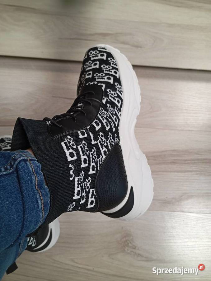 Buty sneakersy damskie skarpetkowe 3641 Łódź