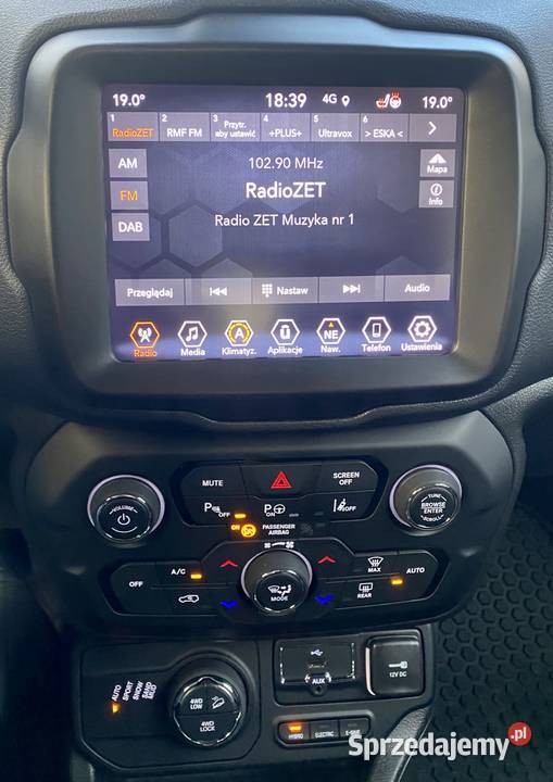 Jeep Renegade PLUGIN HYBRYDA 4x4 AUTOMAT czujnik deszczu Wieliszew