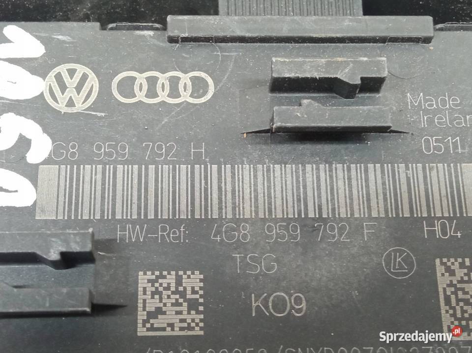MODUŁ DRZWI PRZÓD PRAWY 4G8959792H Audi A7 I