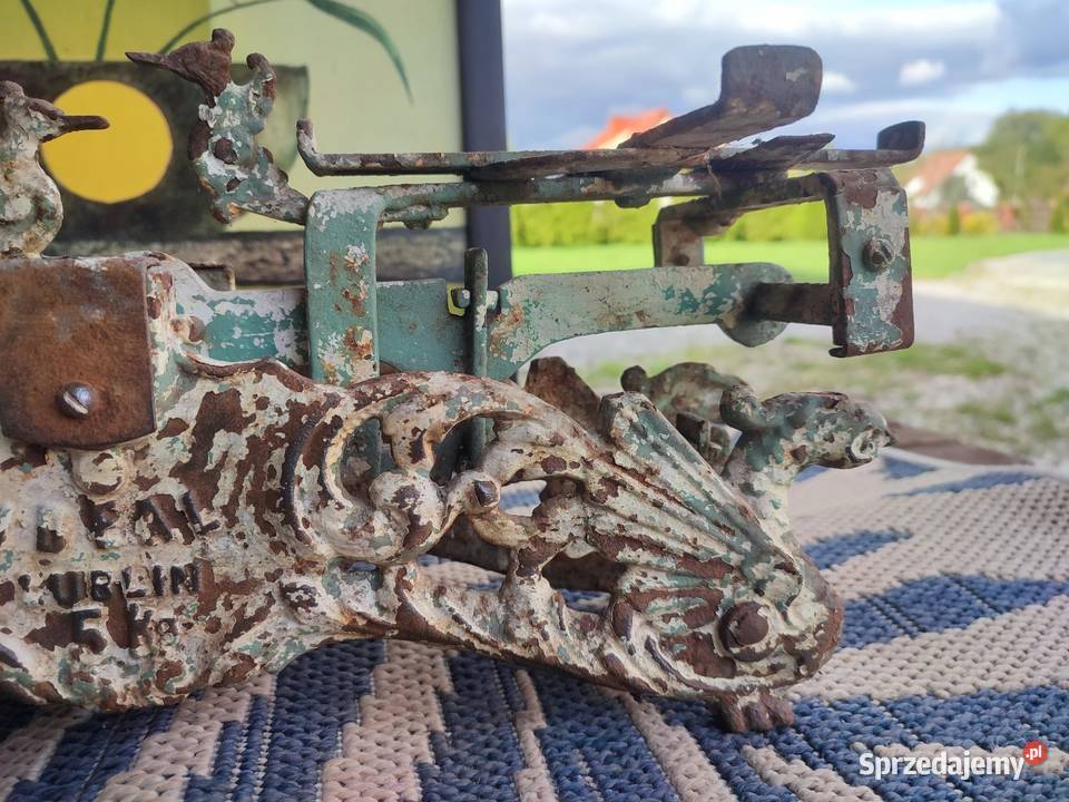 Przedwojenna waga szalkowa 1935 r Dulcza Wielka