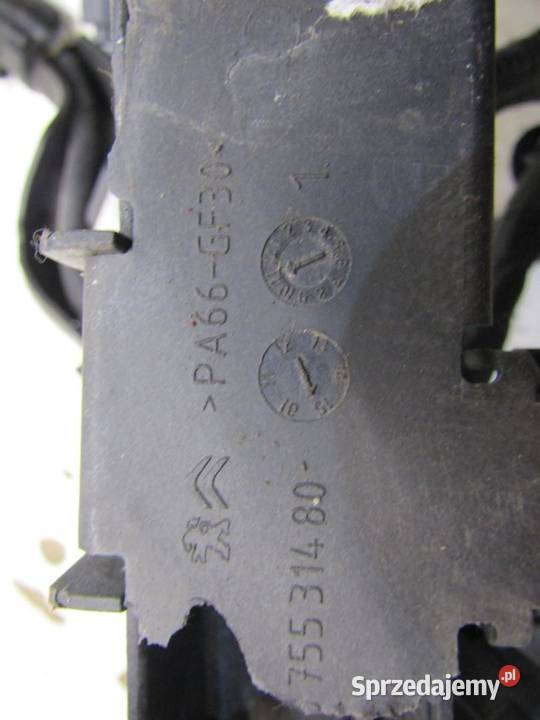 WIĄZKA INSTALACJA SILNIKA 12 VTI PEUGEOT 108 C1 Materiały instalacyjne