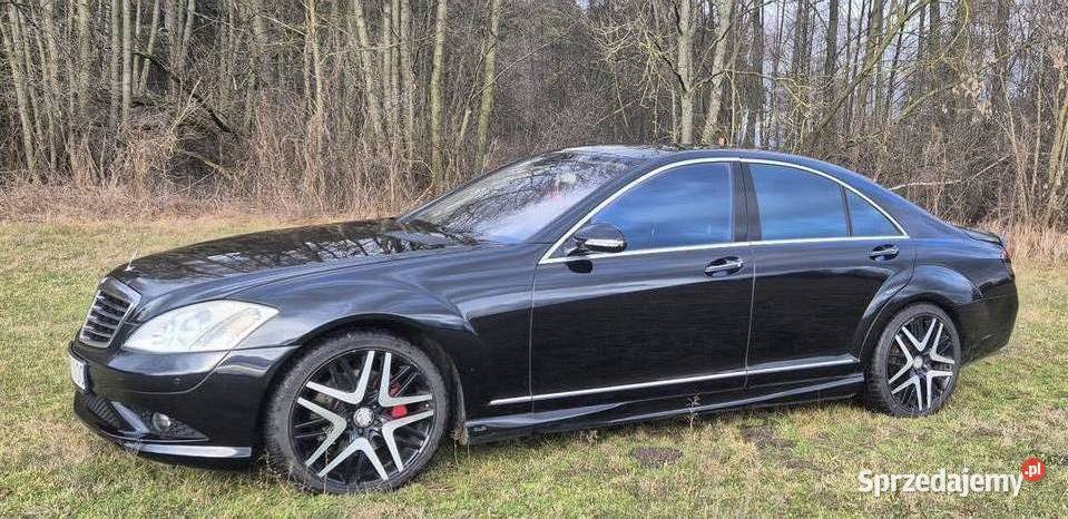 Mercedes w221 s500 AMG 55 benzyna Uszkodzony Łęg Przedmiejski