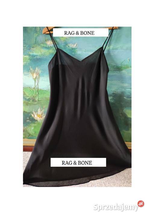 rag bone mała czarna mini sukienka na sprzedam