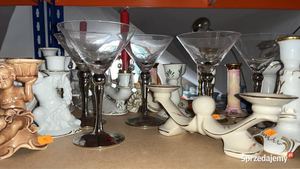 Kieliszek do szampana Nóżka srebrzona Czara jest Gdańsk sprzedam