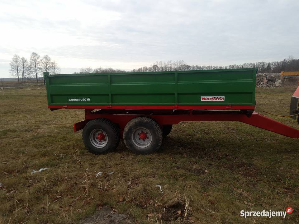 Przyczepa wywrotka tandem 6 t nieuszkodzony