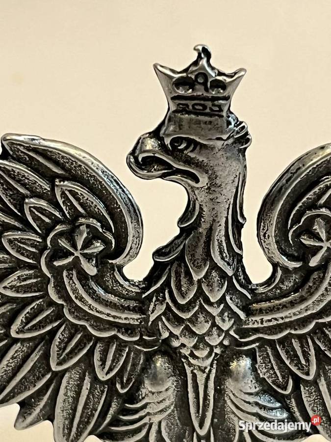 Kolekcjonerski orzeł polski posrebrzany małopolskie Kraków