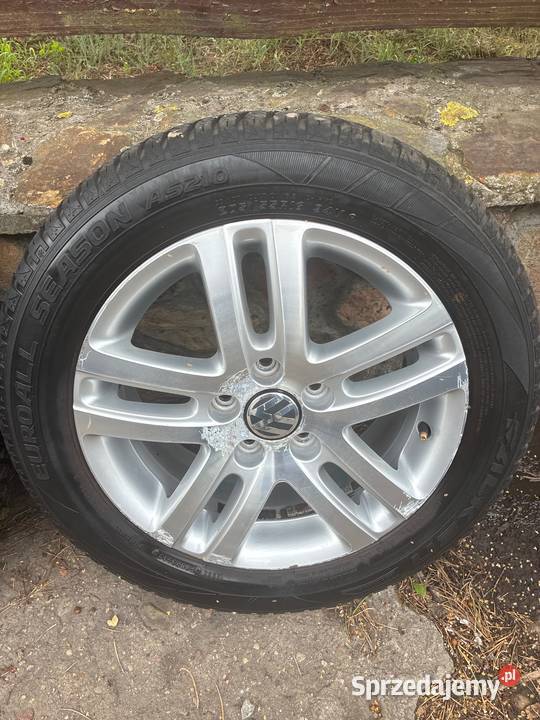 Vw FELGI ALUMINIOWE 20555 R16 KOMPLET ET50 65J Słowikowo sprzedam