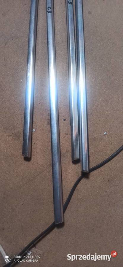 bmw e39 listwy zgarniajace chrom komplet Pozostałe