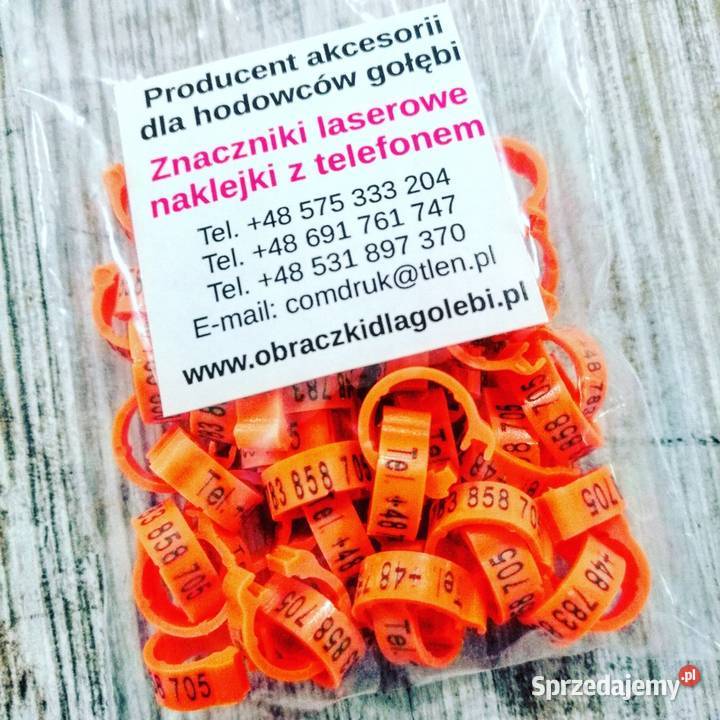 Naklejki na Tipesy Znaczniki Gołębie na obrączki Zawiercie