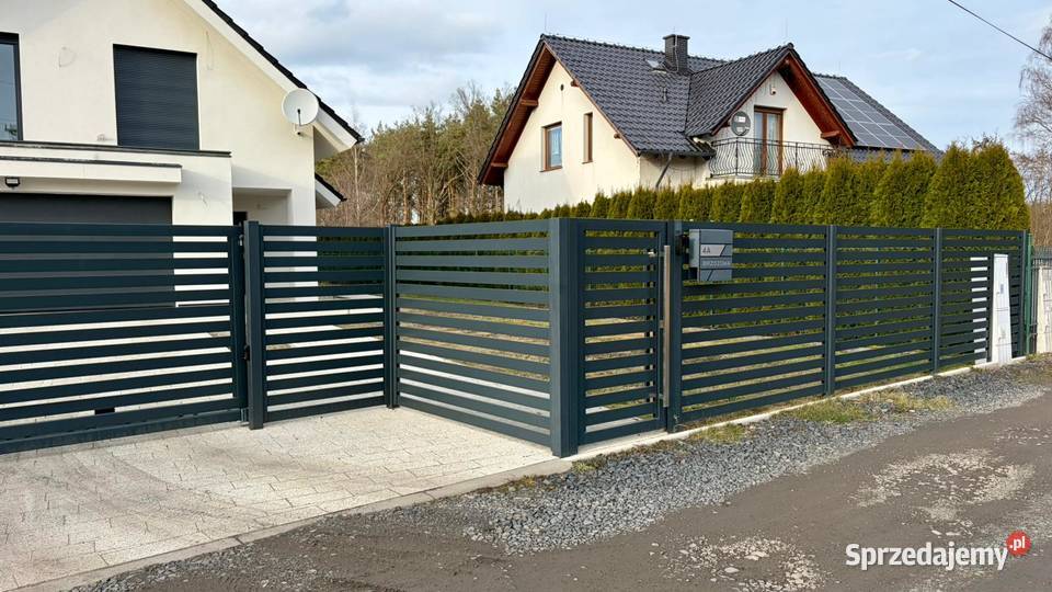 Ogrodzenia nowoczesne metalowe bramy przesuwne Dom i Ogród Bolesławiec sprzedam
