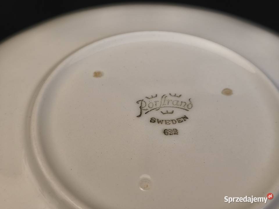 Talerz deserowy szwedzki Rrstrand Chełm