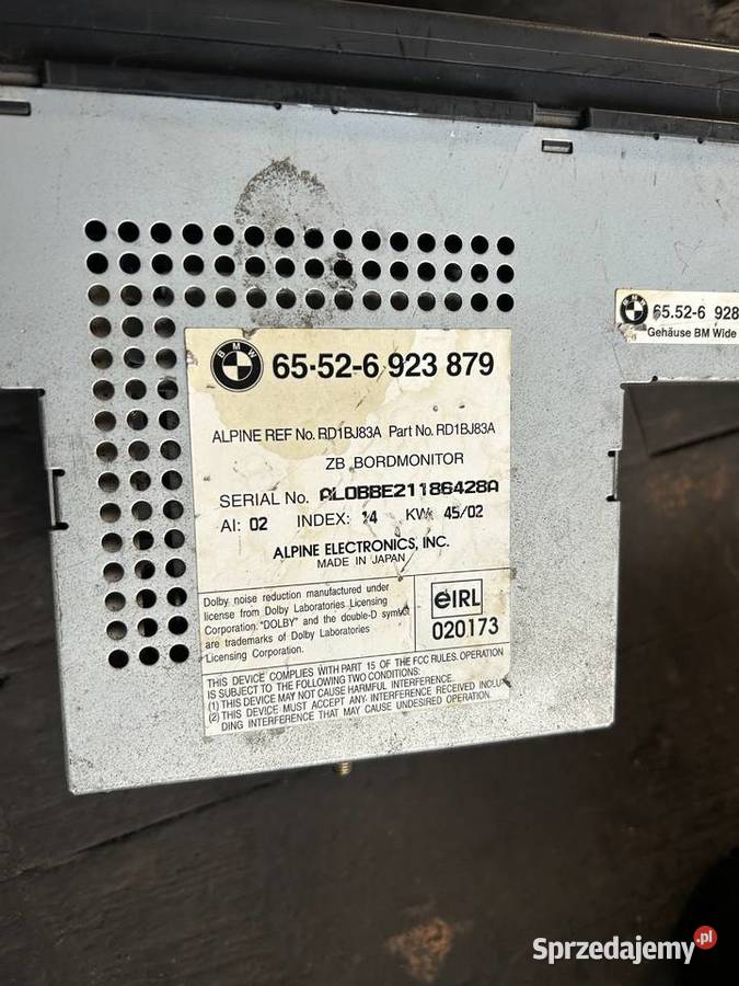 radio nawigacja wyświetlacz NAVI BMW E39 Bodzentyn