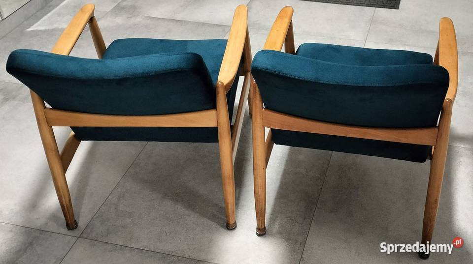2 Fotele GFM64 z 1965 r typ pm0300188 Dom i Ogród wielkopolskie Stęszew