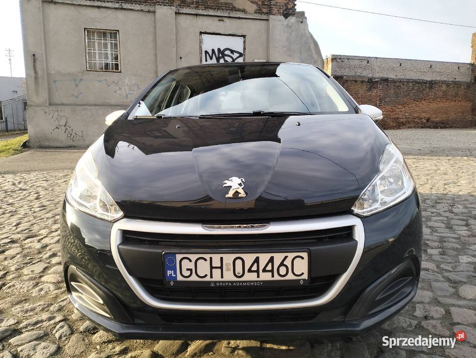 Peugeot 208 2019 sprowadzony zarejestrowany światła do jazdy dziennej Chojnice