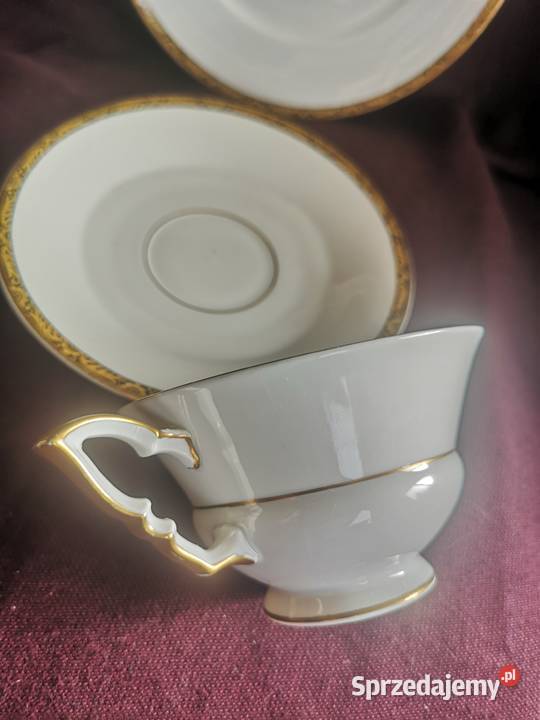 Hutschenrouther Filiżanka z talerzykiem Gdańsk