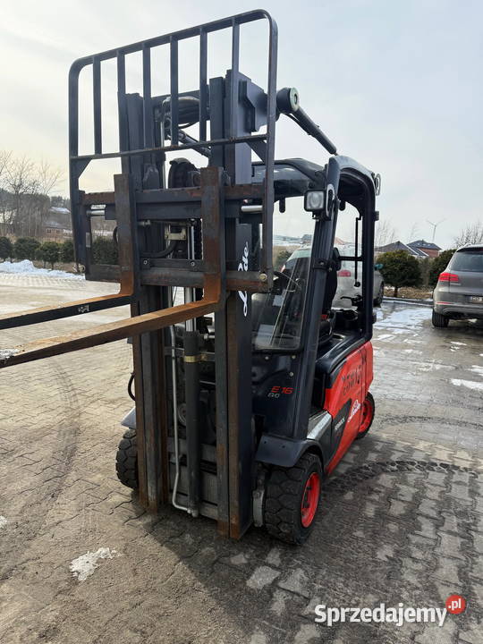 wózek widłowy elektryczny 4kołowy LINDE E16 2017 Wózki widłowe łódzkie Działoszyn