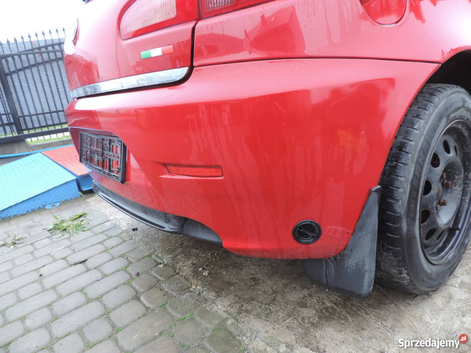 ALFA 147 3D ZDERZAK TYLNY KOMPLETNY TYŁ CZERWONY Nowy Sącz