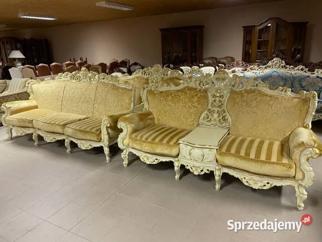 Piękny Stylowy Włoski Komplet Wypoczynkowy 3 lubuskie Gorzów Wielkopolski