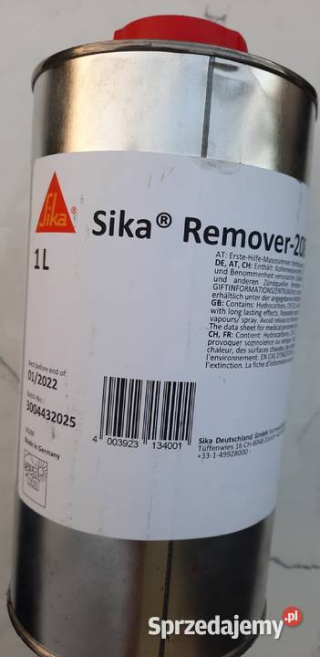 SIKA REMOVER 208 ZMYWACZ KLEJU ODTŁUSZCZACZ 1000 Szczerbice