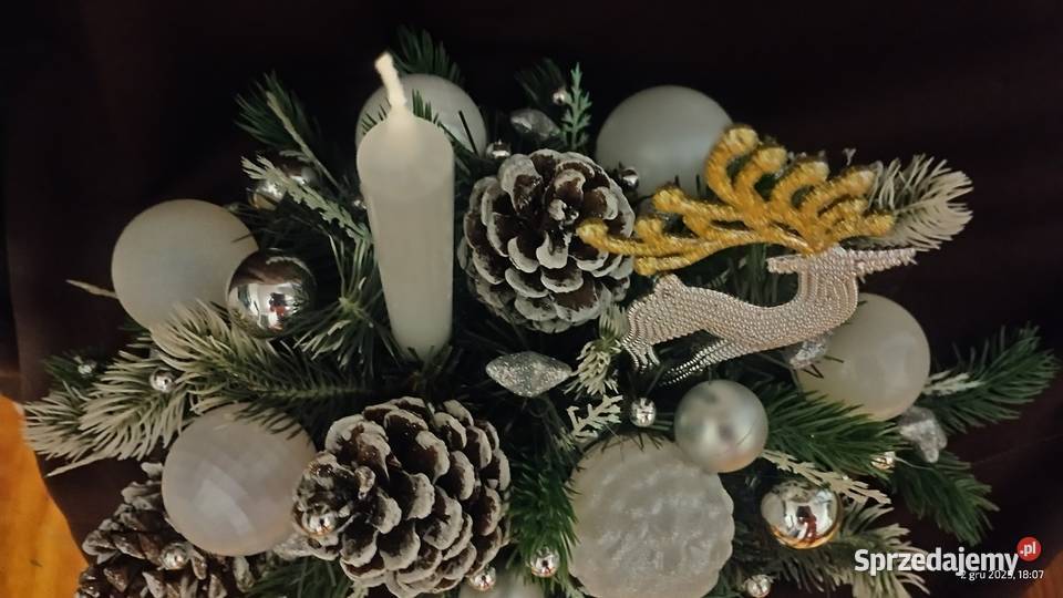 Stroik świąteczny bożonarodzeniowy Koszyce