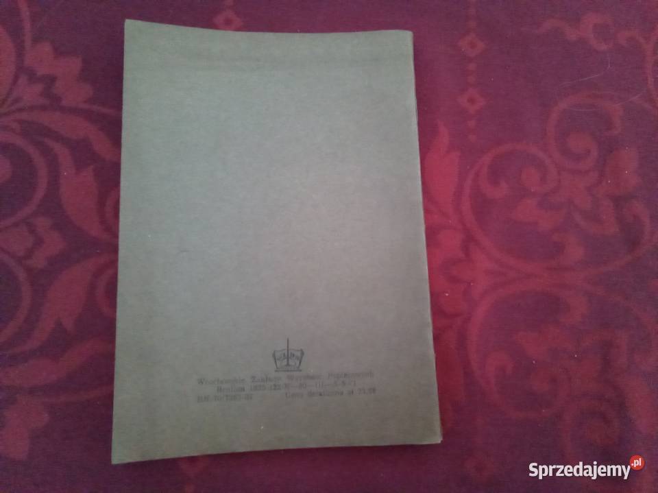 Zeszyt w kratkę PRL Warszawa Krakowskie sprzedam