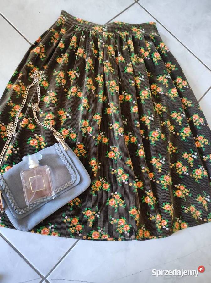 spódnica retro vintage folklor flower sprzedam