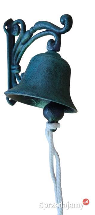 Dzwonek Żeliwny do Drzwi Ogrodu Ozdobny Mszczonów