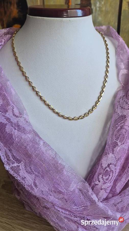 Łańcuszek damski złoty 585 mokka 45 złoto Łańcuszki Bydgoszcz