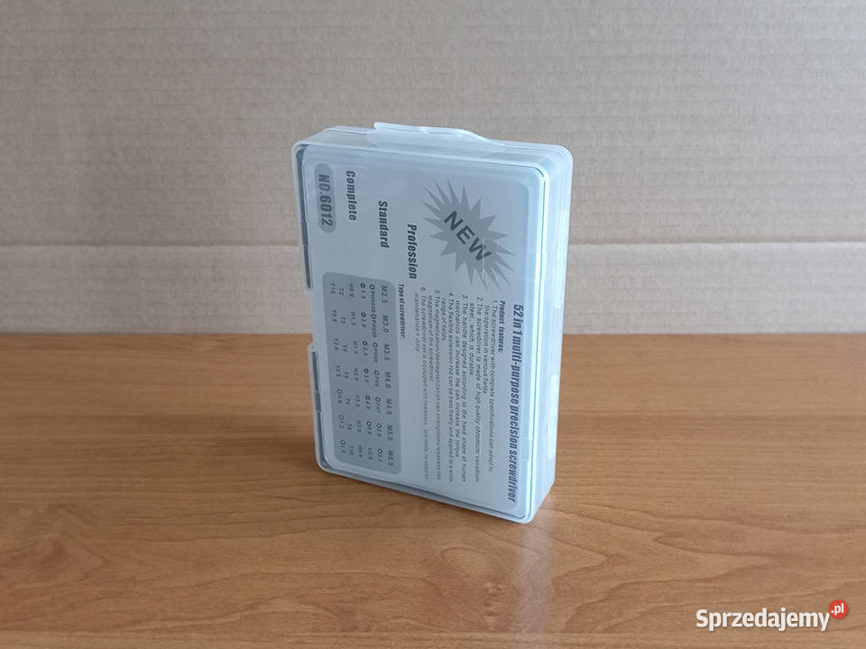 NOWY Zestaw śrubokrętów precyzyjnych i akcesoria Węgrów sprzedam